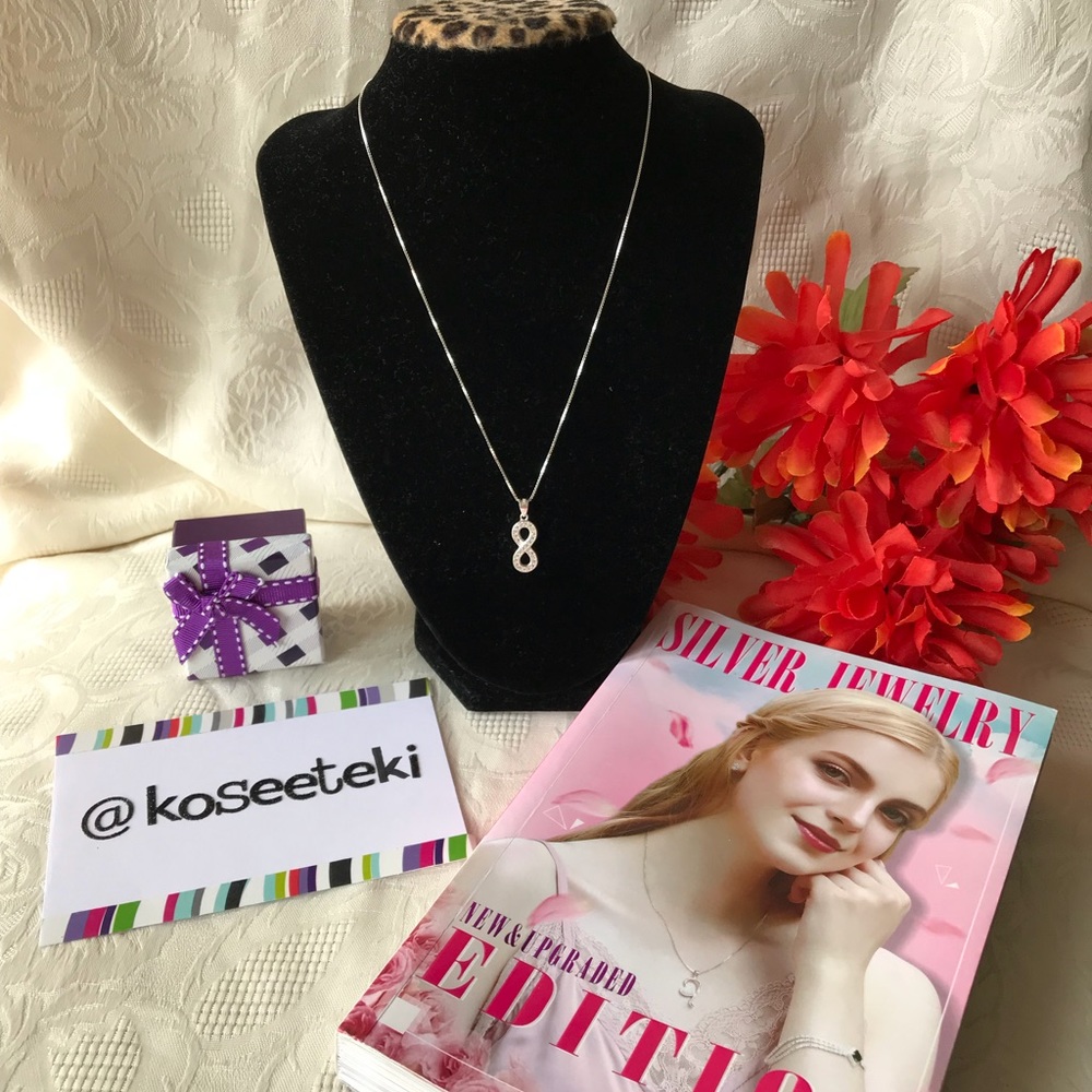 Infinity necklace S32 925  Silver